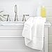 Amazon Brand – Pinzon Heavyweight Luxury Cotton Hand Towel - 30 x 20 Inch, White