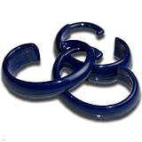 Effortless NAVY Shower Curtain Hooks