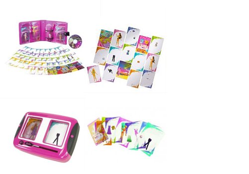 41R6PBmdmXL Barbie Idesign Interactive Design Studio with Slide 2 Style and Bonus 2 Fashion Card Sets