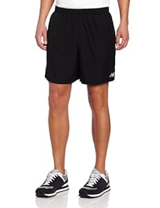 New Balance Men's 7-Inch Go 2 Shorts, Black/Magnet, X-Large