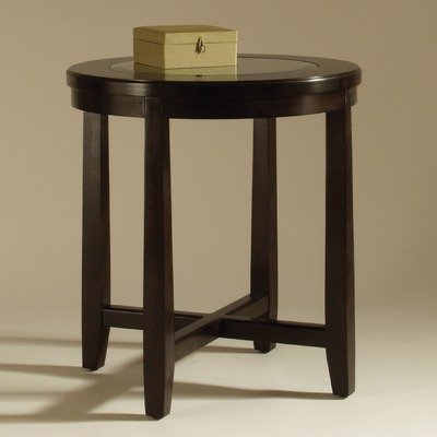 Gaston Round End Table Warm Chestnut