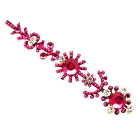 Self Adhesive Indian Bindi Dots Bollywood Belly Dance Tattoo Body Art and Crystal Wedding & Bridal Fashion Jewelry