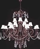 LAMPS BEAUTIFUL Hacienda Twenty Light Crystal Chandelier by James R. Moder