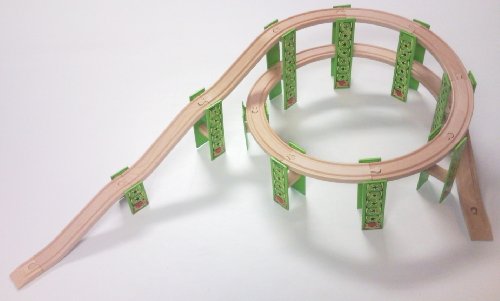 27 Piece Roller Coaster Expansion Set Fits Thomas Wooden Railway Brio Melissa and Doug and Others 41R6QGUg1AL 27 Piece Roller Coaster Expansion Set Fits Thomas Wooden Railway Brio Melissa and Doug and Others