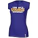 Reebok Minnesota Vikings Ladies Purple Astronomy Split Neck T-shirt
