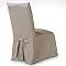 Sure Fit Cotton Duck Long Dining Room chair Cover - Linen