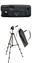 "Wireless Remote Control RC-1 (RC1) For Canon Digital Rebel XT (EOS 350D), XTi (EOS 400D), XS (EOS 1000D), XSi (EOS 450D), PowerShot G, K2, T2, Ti EOS ELAN 7/7E, 7N, 7NE,II/IIE + Deluxe 43"" Tripod W/Carrying Case"