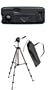 Canon Wireless Remote Control RC-1 (RC1) For Digital Rebel XT XTi XSi T1i G K2 T2 Ti EOS ELAN 7/7E 7N 7NE II/IIE + Deluxe 43" Tripod W/Carrying Case