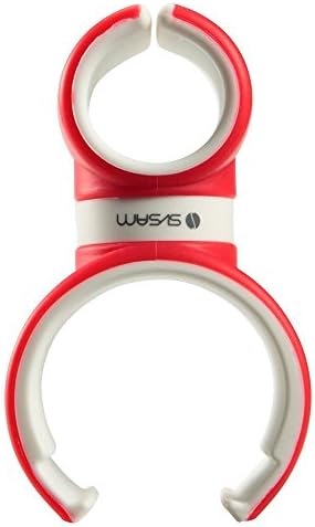 Cell Phone Holder, 360 Degree Rotation Portable Rubber Mount for Car, Bike, Desk and Treadmill (Red)