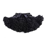 WIN　チュチュ スカート TUTU　大人気 ボリュームチュチュ コスチューム 発表会 ふわふわ　結婚式 TUTU ボリューム コスチューム 舞台衣装 チュチュ 発表会 ダンス (XS, ブラック)