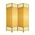 ENTWINE Natural Colour Handmade 4 Pane panel Room Divider / Splitter Screens