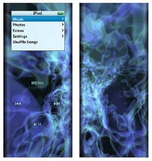 Absolute Power Blue Design Decal Skin Sticker for Apple iPod nano 2G (2nd Generation) 2GB 4GB 8GB Player