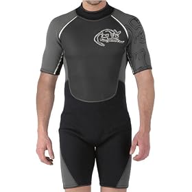 KangarooPooMensShortieWetsuitBlack/Grey