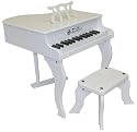 Schoenhut Fancy Baby Grand Piano- White
