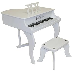 Schoenhut 30 Key Fancy Baby Grand with Bench by 
