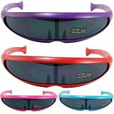 0034 Trekkie Glasses Robot Devo Hair Band Android 1980's Glasses