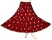 New Boho Womens Fashion Belly Dance Gypsy Hippie Silver Hand Block Print Crinkle Tiered Paisley Long Skirt Indian Clothing Dress
