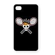 テニスの王子様海賊団 iPhone4オリジナルケース(ブラック)