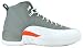 Air Jordan 12 XII Retro "Frozen Moments" Cool Grey/White/Team Orange 130690-012