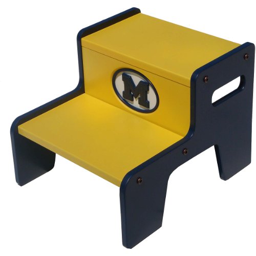 Michigan Wolverines Two Step Stool