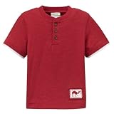 Toddler Boys' Cherokee Short-Sleeve Slub Henley - Imperial Red