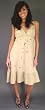 LaRok Beige Shooting Star Embellished Dress