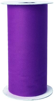 Falk Fabrics Apparel Grade Tulle Spool Deep Purple