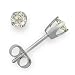 41R6h99I8UL. SL75  14K White Gold Round Diamond Stud Earrings (1/5ct tw. J/K I2 I3)