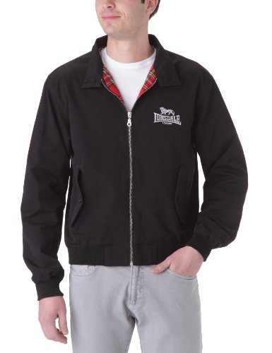 Lonsdale London Herren Jacke Harrington, black, S, 110538_1000
