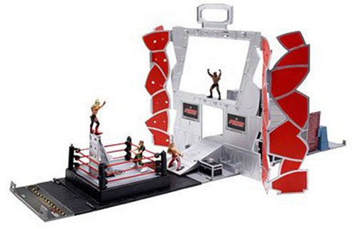 Childrens Toyshop  Toys : WWE - Micro Crash N Bash Arena Inc 4 Figs