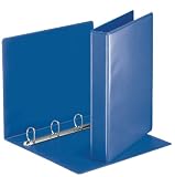 Produkt-Bild: Leitz 49715 Ringbuch Pr&auml;sentation, mit Taschen, A4, PP, 4 Ringe, 30 mm, blau