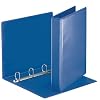 Leitz 49715 Ringbuch Pr�sentation, mit Taschen, A4, PP, 4 Ringe, 30 mm, blau