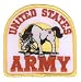 Search : United States Army (with Mule) - Military - Embroidered Iron On or Sew On Patch