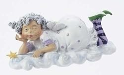 4" Funny Over the Hill Happy Birthday Fairy Christmas Ornament #23362