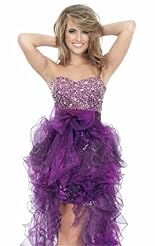 Sexy Corset   Waistline Chiffon/Taffeta/Tulle Beaded Jeweled Crystal Applique Lace Crystals Bandage Dress/Prom Dress 