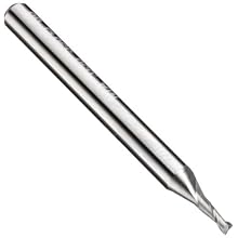 Niagara Cutter ME230 Carbide Square Nose End Mills, Inch, Uncoated (Bright) Finish, Roughing and Finishing Cut, Non-Center Cutting, 30 Degree Helix, For Use With All Materials