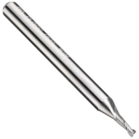 Niagara Cutter 059632 Square End Mill .115 Flute, 1 1/2" Overall Length, 1/8" Shank, Carbide, 2 Flutes