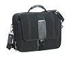 Eddie Bauer EBVY30-BLK 17" Voyager Series Laptop Messenger Brief with Front Flap Closure - Black