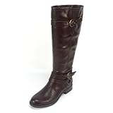 White Mountain Women's Loyal Riding Boot,Brown,7.5 M US