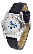 McNeese State Cowboys Suntime Ladies Sports Watch w/ Leather Band - NCAA College Athletics