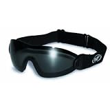 Global Vision Eyewear Flare Anti-Fog Goggles with Storage Pouch, Smoke Tint Lens
