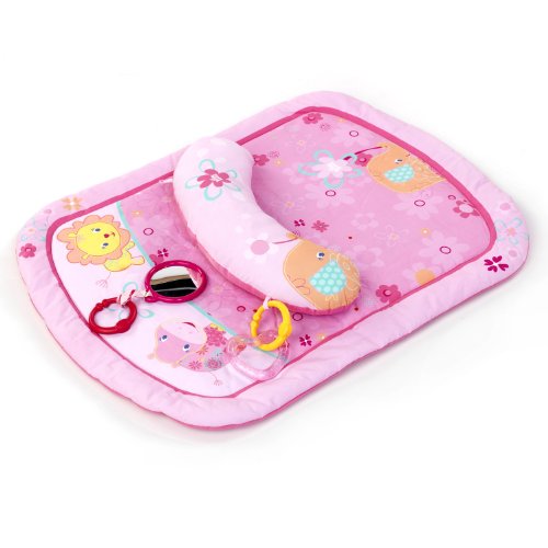 Buy Low Price KIDS II Bright Starts Tummy Time Prop and Play Mat, Little Blooms B003JZ6XNG