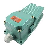 Amico AC 250V 15A 1NC 1NO Metal Momentary Foot Pedal Switch w PG13.5 Cable Gland
