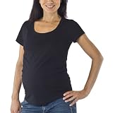 Liz Lange for Target Basic Short Sleeve Scoop Neck Tee - Black