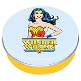 Wonder Woman Round Tin Box Trinket Box