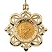 14K Yellow Gold St. Christopher Medal