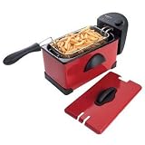 Deep Fat Fryer Red Stainless Steel Deep Fryer