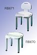 `Bath Bench Composite W/O Back Knock-Down - Retail - Carex