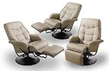 IMAGE OF 3 New Tan Recliners - Great for Home Movie Theater Seating!