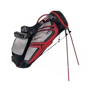 Nike Performance Carry Bag (Black/Grid Iron-Silver-Sport Red)